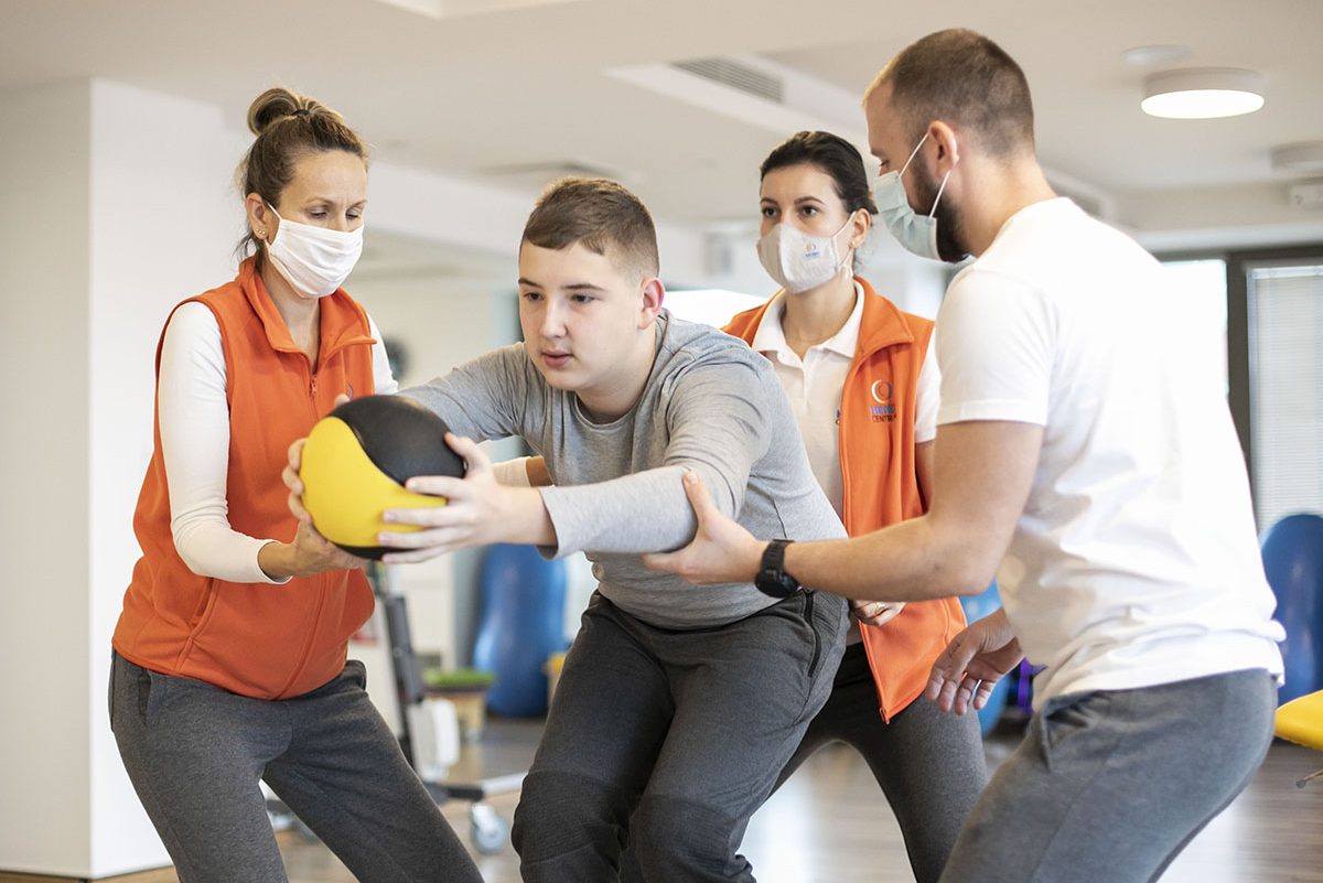 Gloria počas rehabilitácie v HENDI CENTRE