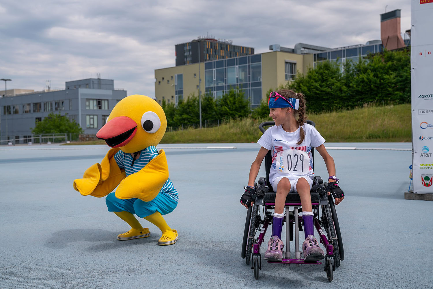 Gloria počas rehabilitácie v HENDI CENTRE